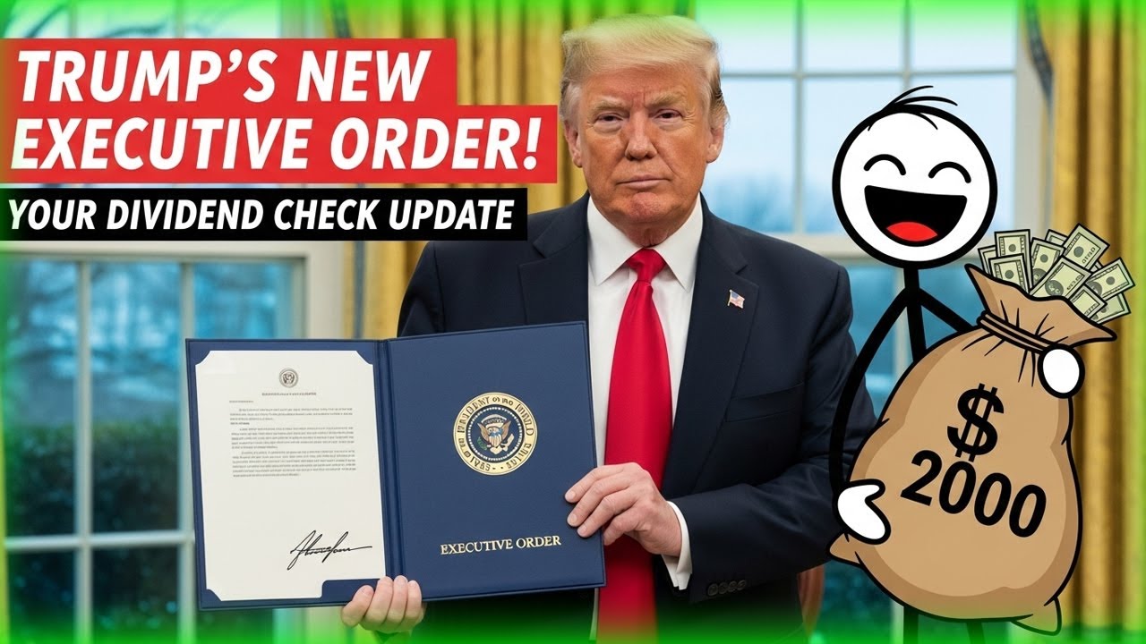 SIGNED BY TRUMP! Dividend Check Update & New Executive Order — Millions Waiting!