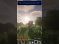 Minecraft Sunrise Hits Different 🌅 | 0.1s That Feels Peaceful