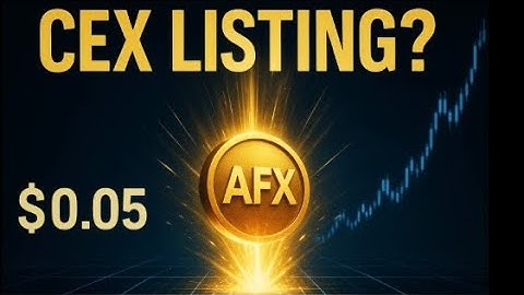 AFX is Only $0.05! The Next Big CEX Listing Gem!