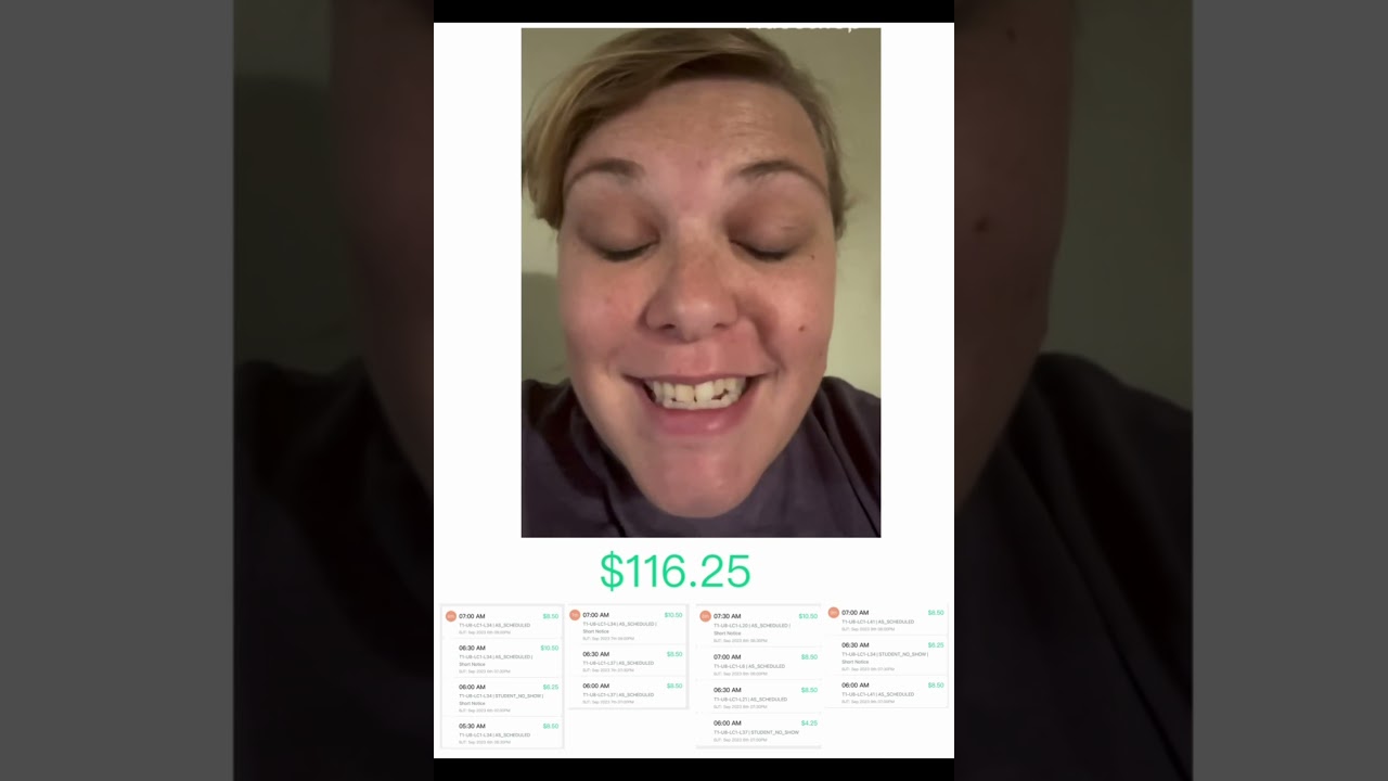 How much did I get paid on my 4th day back with VIPKID?