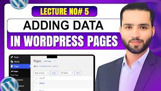 How to Add Data in Pages of WordPress Website | Lecture 5 – WordPress Full Course 2026