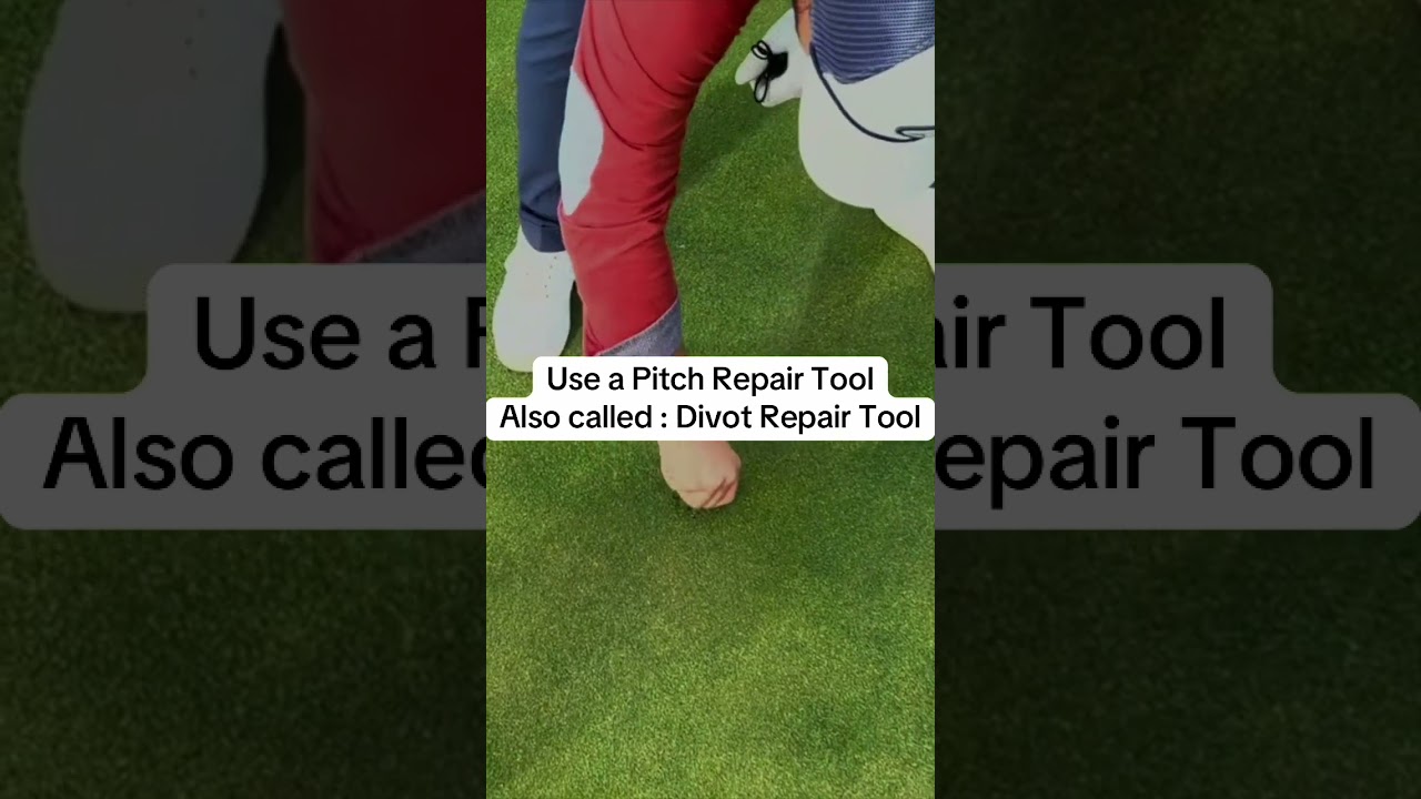 How to Properly Repair a Pitch Mark ⛳️ 