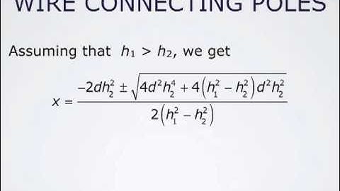 Wire Connecting Poles - Pedestrian Optimization