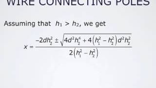 Wire Connecting Poles - Pedestrian Optimization