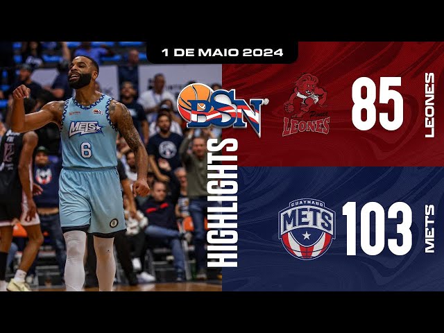 Leones de Ponce vs. Mets de Guaynabo - Mejores Jugadas - BSN2024