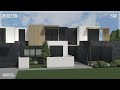 56k modern mansion exterior  bloxburg speedbuild  grxceea