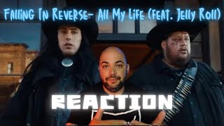 Falling In Reverse - All My Life (feat. Jelly Roll) |REACTION|  HD 1080p
