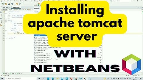 Installing Apache Tomcat server and Configure it with Netbeans