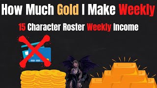 How Much Gold I Make With My Roster Weekly Lost Ark