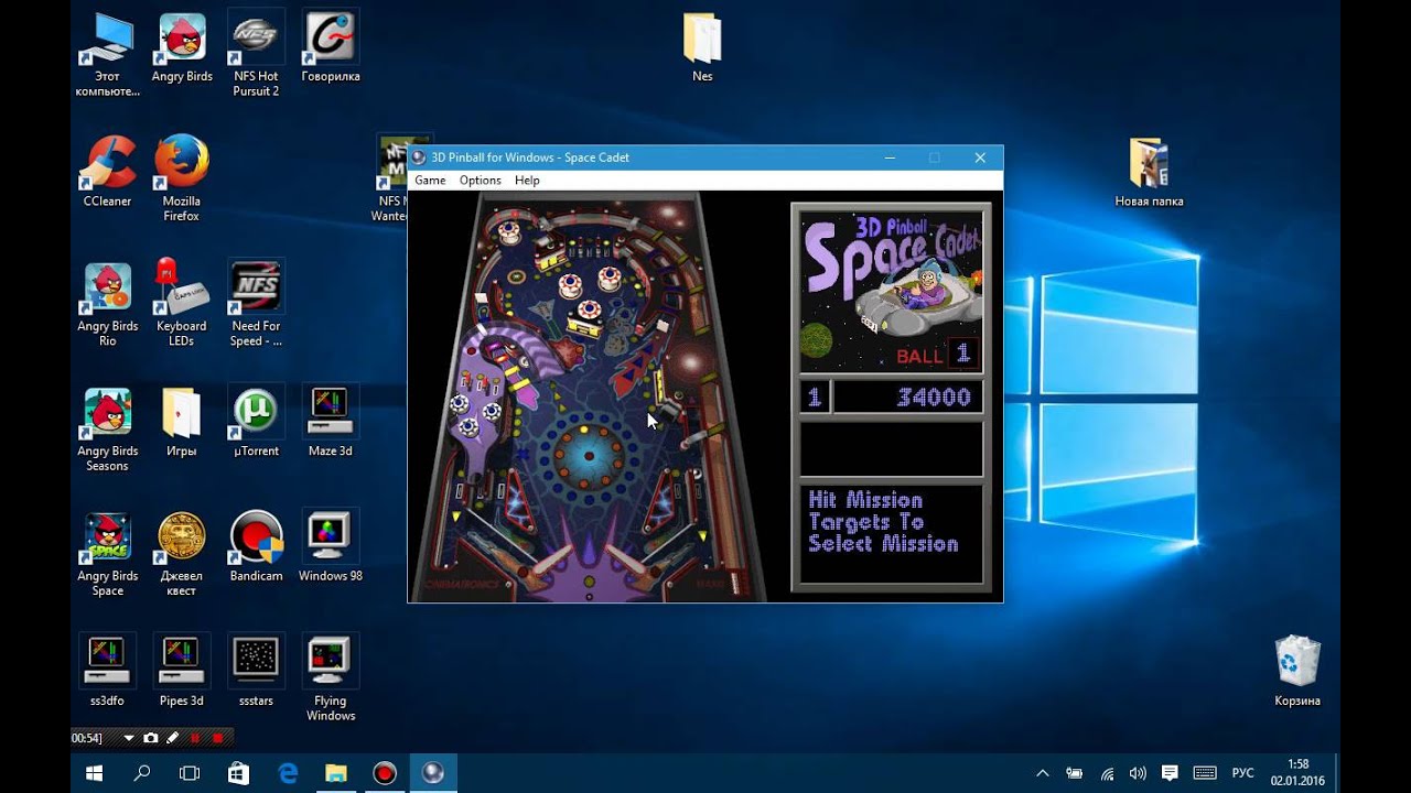 Retro Pinball on Windows 10