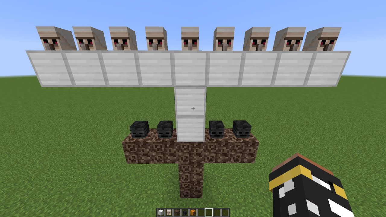 what if you create a DOUBLE WITHER GOLEM in MINECRAFT - YouTube