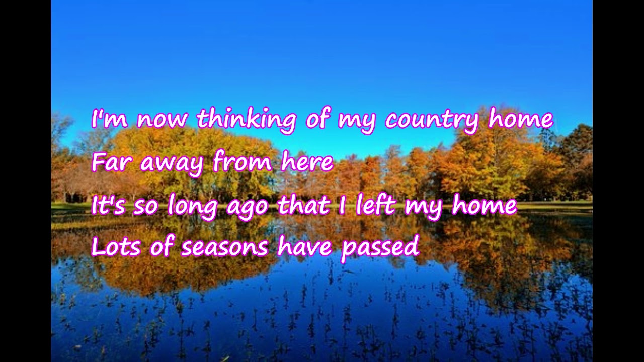 英語の歌 里の秋 - YouTube