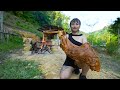 Roast Deer Leg in Underground Oven - Cook With Her Sister Free Footsteps/ Phuc - Girl in the Village