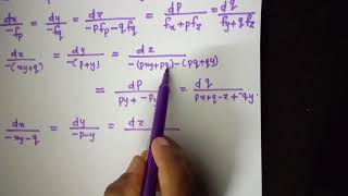 MAT 201 CHARPIT'S METHOD,SOLUTION OF NON LINEAR PDE OF FIRST ORDER