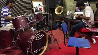 Video thumbnail of "VIP theme jamming session by Allanpreetham ft Suman"