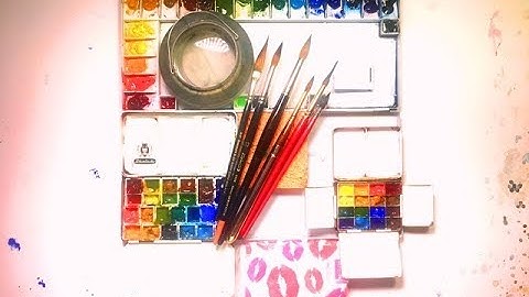 Watercolor Palette & Paint Tips for Artist