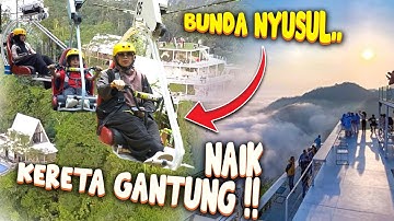 KERETA GANTUNG TUMPENG MENOREH.. SATU-SATUNYA DI DUNIA..?! WOW..!!