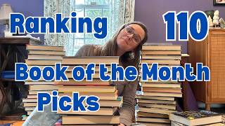 RANKING THE 110 BOOKS I'VE GOTTEN FROM BOOK OF THE MONTH: the longest video I've ever made!