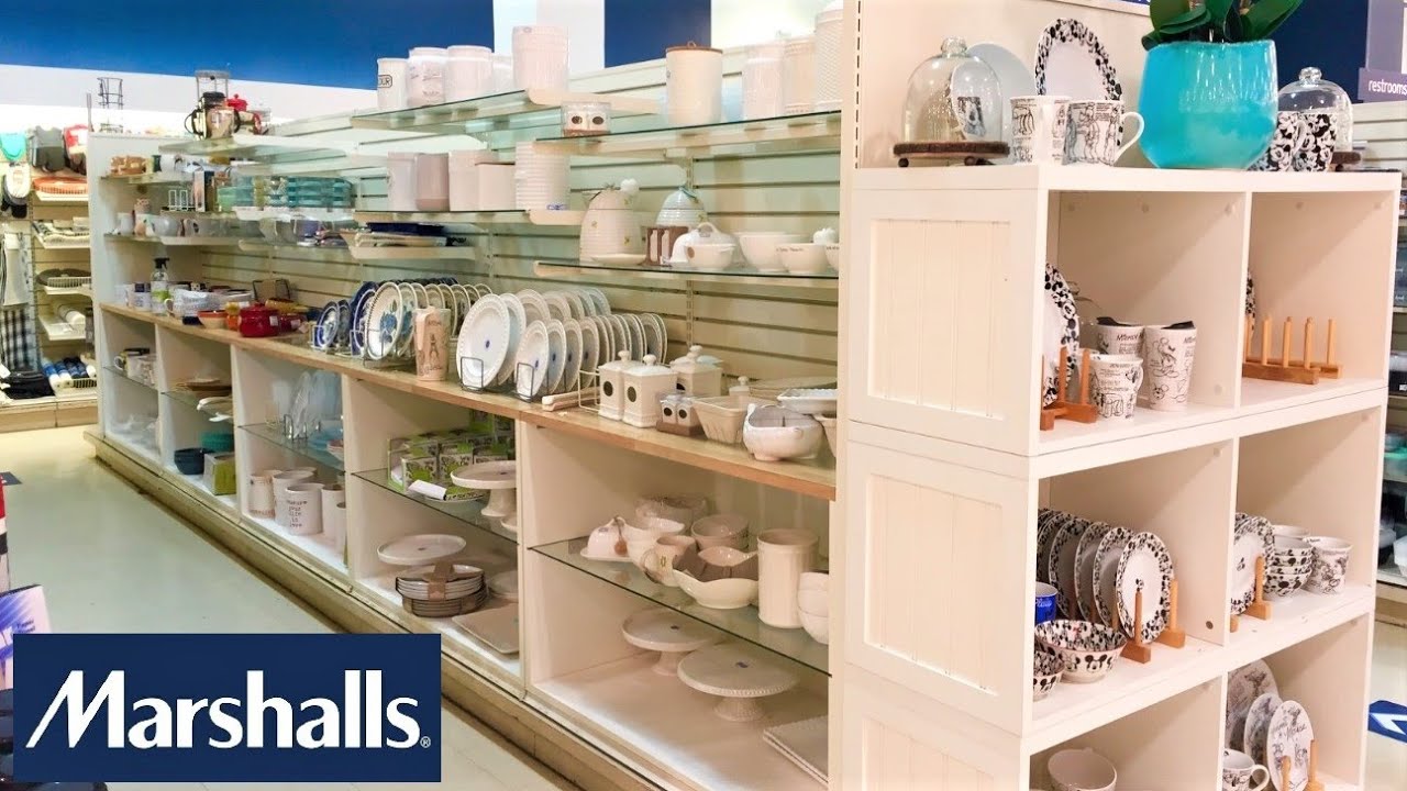 MARSHALLS KITCHEN DINNERWARE COOKWARE KITCHENWARE SHOP WITH ME SHOPPING