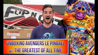 Unboxing Avengers LE Pinball w/ The Greatest Of All Time! (Stern Pinball, 2020) (SDTM)