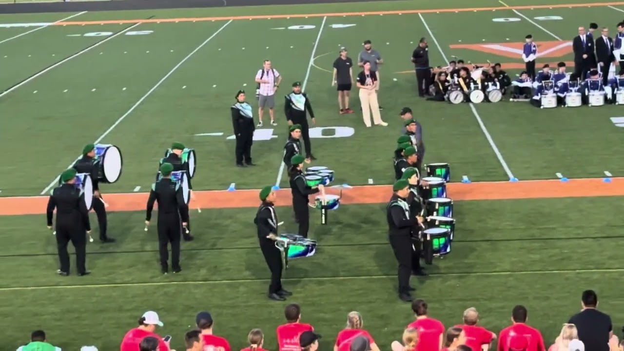 Drum line battle between Switzerland and El Salvador @WAMSB 2023