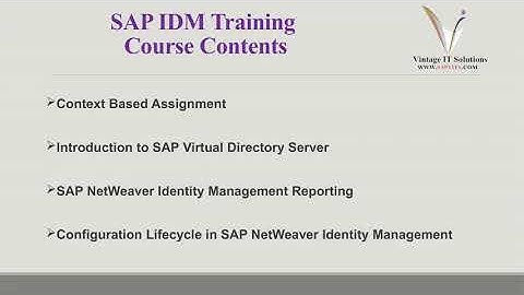 sap identity management | sap idm