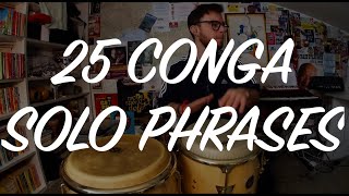 25 Conga Solo Phrases Resimi