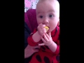 Oscar devours a lemon