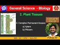 Plant tissues | Part-02 | RRB General science | Biology | Lecture-02 | Telugu
