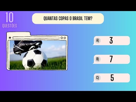 Você conhece realmente sobre futebol? (Nivel difícil)