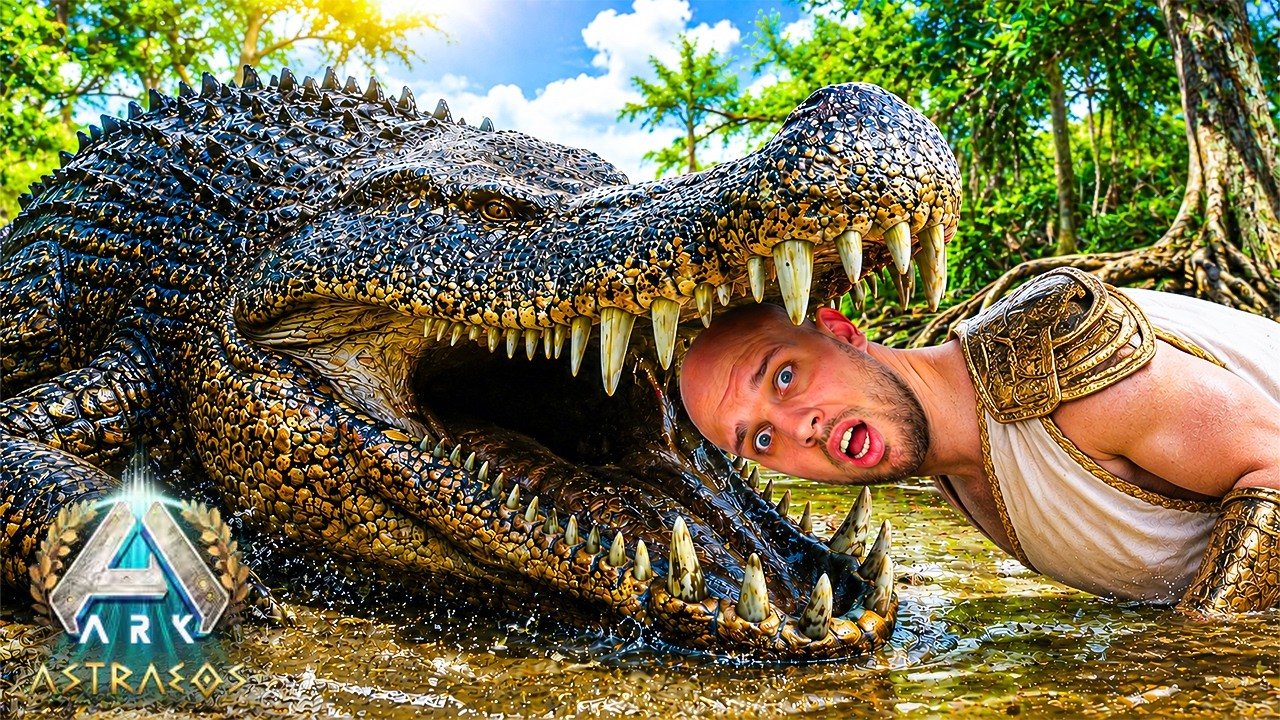 HRANIM NAJVEČJEGA ALIGATORJA! | Ark Astraeos #5