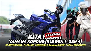 MOTOR SPORT KOPONG SOHC, SIPALING MOGE, SAMPAI PENGGUNANYA YG SANGAT ASYIK | Hujat Yamaha R15-R15M