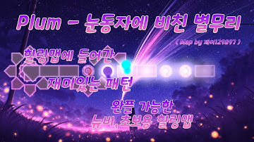 [얼불춤] 신비로운 느낌의 초보,뉴비도 완플가능한 힐링맵 Plum - 눈동자에 비친 별무리 ( Map by 제이129897 )