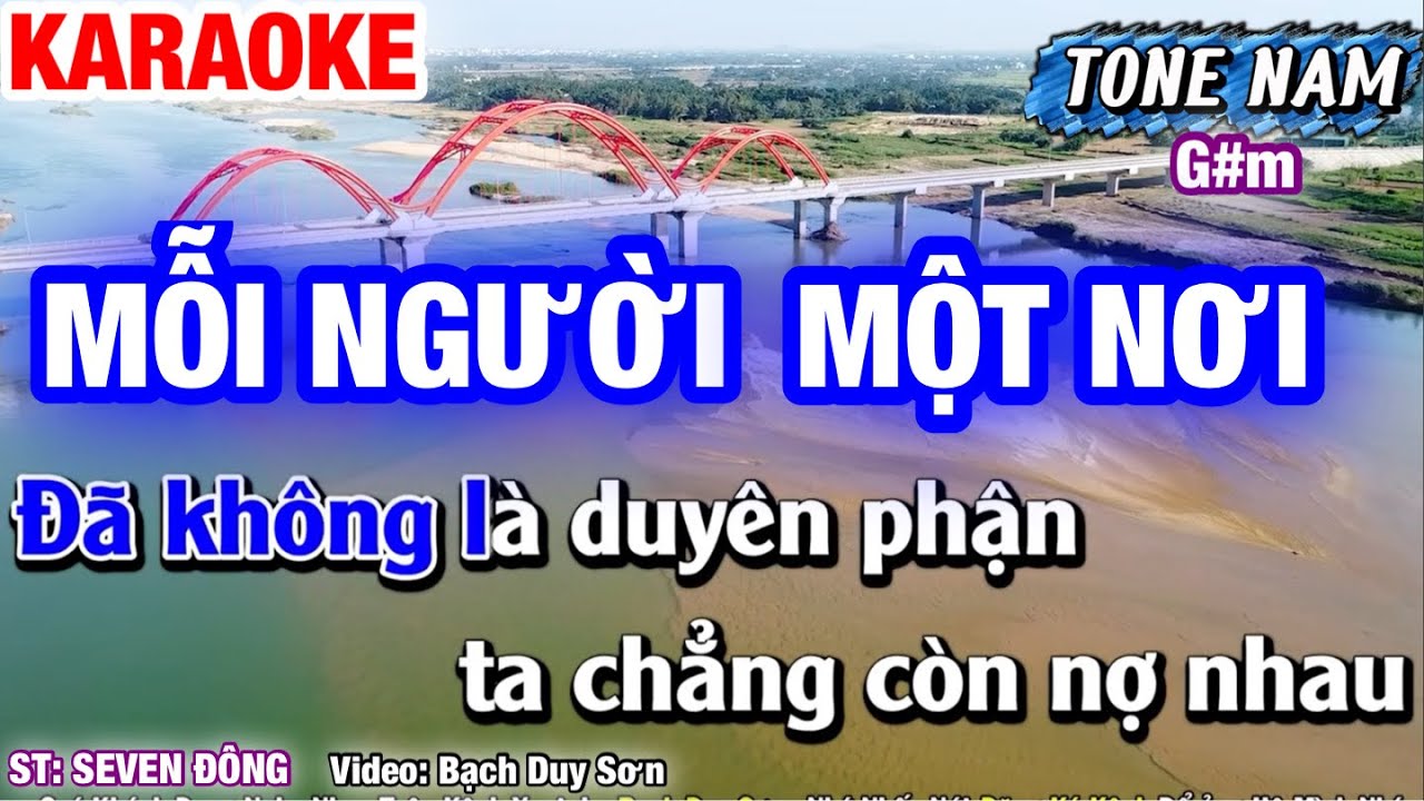 Karaoke moi nguoi mot noi | Tone nam | ST: Seven Đông | Beat Cover tam organ