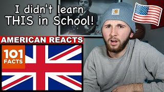 American Reacts to 101 Facts About The UK *SHOCKING*