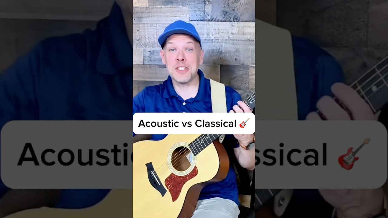 What’s the DIFFERENCE between acoustic and classical guitars? bekijken op YouTube What’s the DIFFERENCE between acoustic and classical guitars? bekijken op YouTube