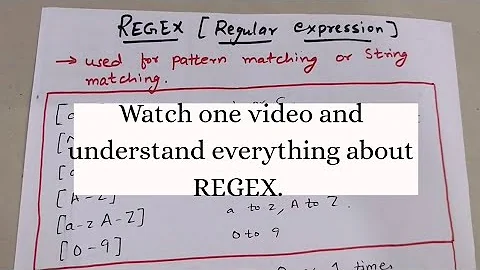 REGEX (REGULAR EXPRESSIONS) WITH EXAMPLES IN DETAIL | Regex Tutorial