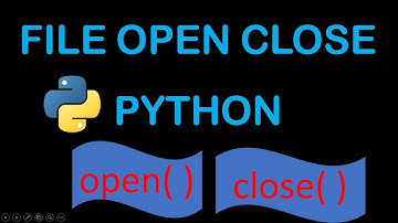 Python File Open | File Close | TAMIL | File Stream | File Handle | File Access Modes