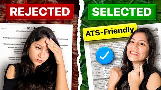 This is Why Your Resume Gets Rejected ➤ ATS Resume Format & Tips 2024 by Shweta Arora 41,948 views 2 weeks ago 6 minutes, 23 seconds