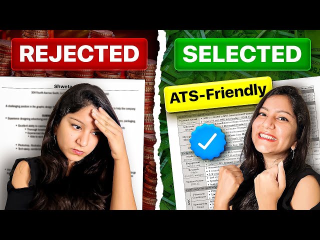 This is Why Your Resume Gets Rejected ➤ ATS Resume Format & Tips 2024 class=