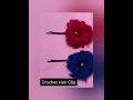 💕DIY Handmade Crochet Hairpin Ideas #airdryclayart #shorts #shortsfeed #shortvideo #youtubeshorts