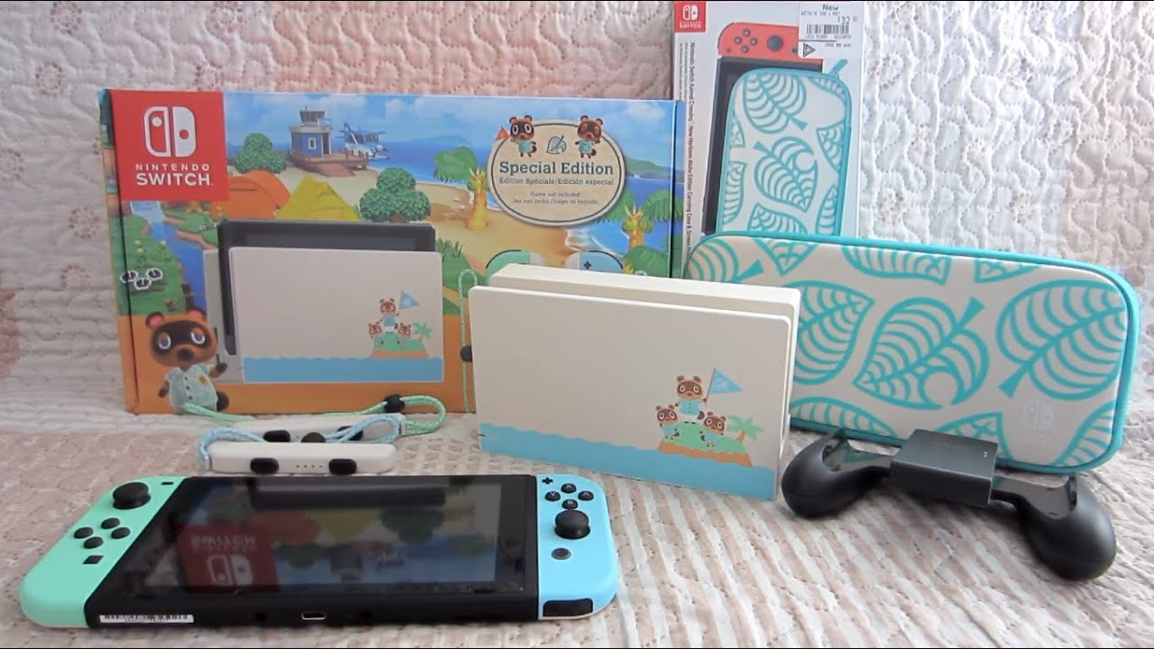 Animal Crossing Special Edition Switch Unboxing Acnh Switch Case Youtube