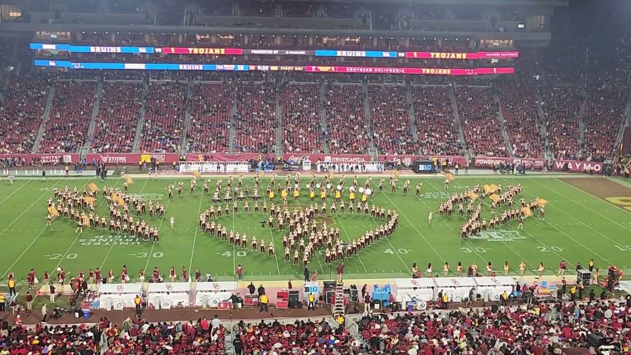 USC Trojan Marching Band, halftime 11/29/25 - YouTube
