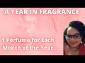 A Year in Fragrance| 1 Perfume for Every Month of the Year| My Perfume Collection 2022