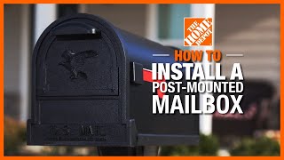 How to Install a Mailbox | The Home Depot