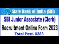 JOB NOTIFICATION SBI JR ASSOCIATES | QUALIFICATION | VACANCY | FULL DEATILS | HOW TO APPLY