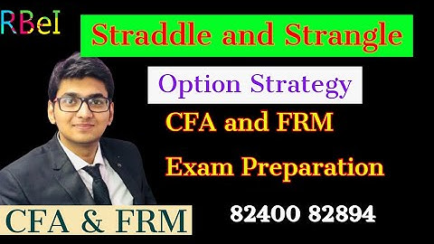 Straddle and Strangle | RBei | CFA and FRM | Deepak Goyal | Option Strategy | High Return on Options