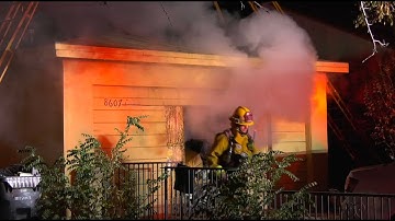 Possible Arson Structure Fire Panorama City 11-18-20
