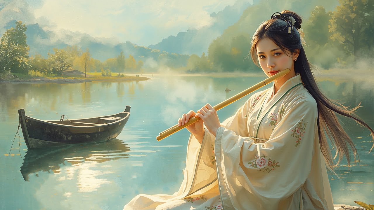 Ancient Chinese Instrumental Music | Bamboo Flute Erhu Guzheng