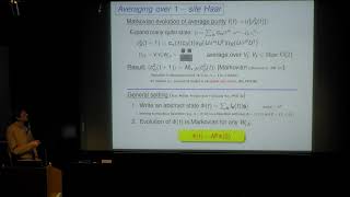 Int'l Quantum Tensor Network: 2nd Plenary Meeting - Marko Žnidarič